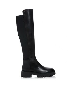 Michael Kors Ridley Black Lug Sole Boots SZ 8.5 NWT